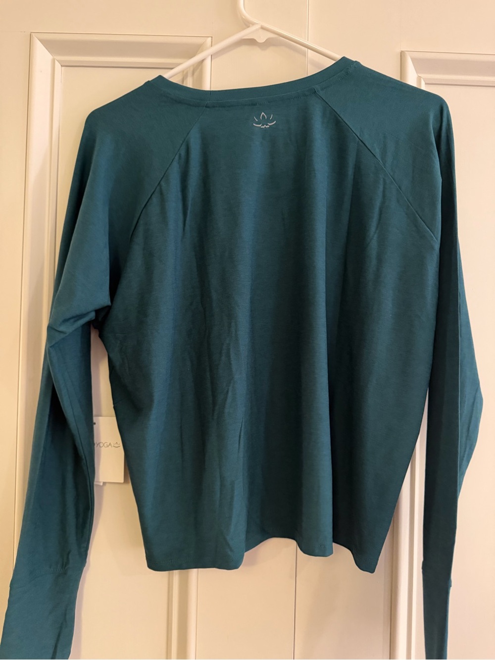 Beyond Yoga Deep Teal Spacedye Pullover, NWT, Size M - Picture 5 of 6
